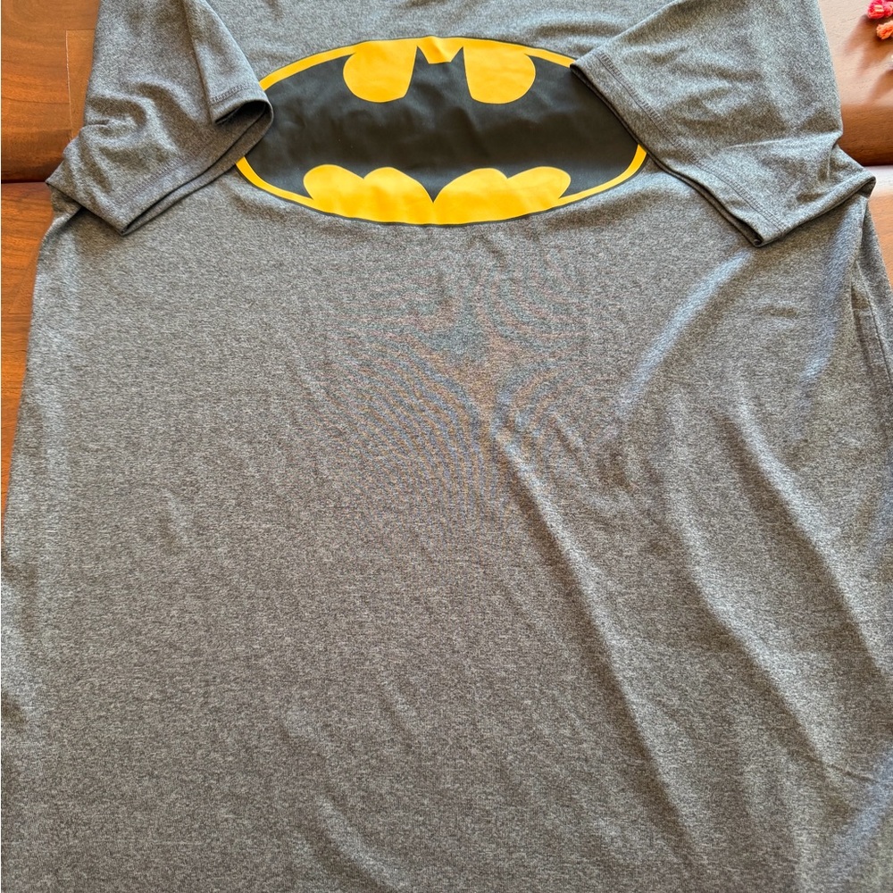 Gray Batman Logo T-Shirt - Size M
